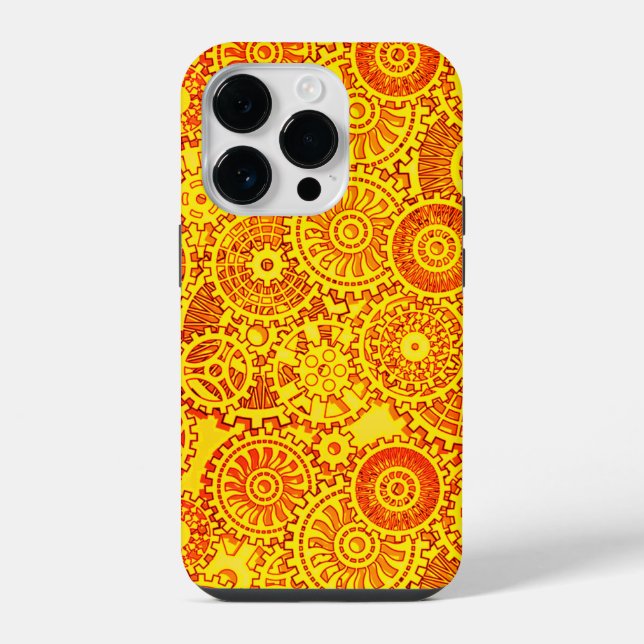 Coque iPhone Mécanisme d'horlogerie (Verso)