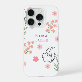 Coque iPhone 15 Pro Méchante Florale