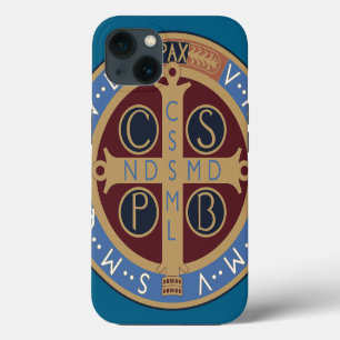 Etui iPhone 13 Médaille de saint Benoît