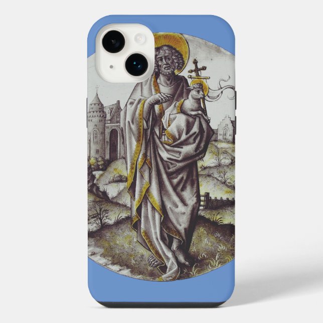 Coque iPhone Médaillon avec saint Jean-Baptiste (Verso)