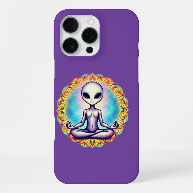 Coque iPhone Méditation galactique (Verso)