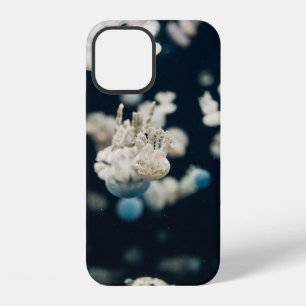 COQUE iPhone 12 MEDUSE BLANCHE PHOTO SOUS L'EAU