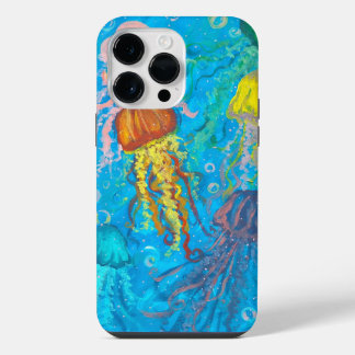 Coque Pour Pour iPhone 14 Pro Max méduse, océan, mer