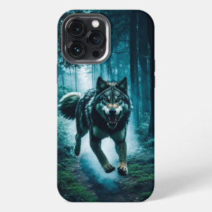 Etui iPhone 13 Pro Max Méfiez-vous de la Pleine lune Halloween Téléphone