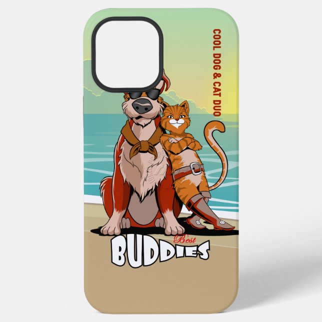 Coque iPhone Meilleur Ami (Verso)