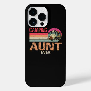 Coque Pour Pour iPhone 14 Pro Max Meilleur Camping Tante Jamais Vintage Fête des pèr