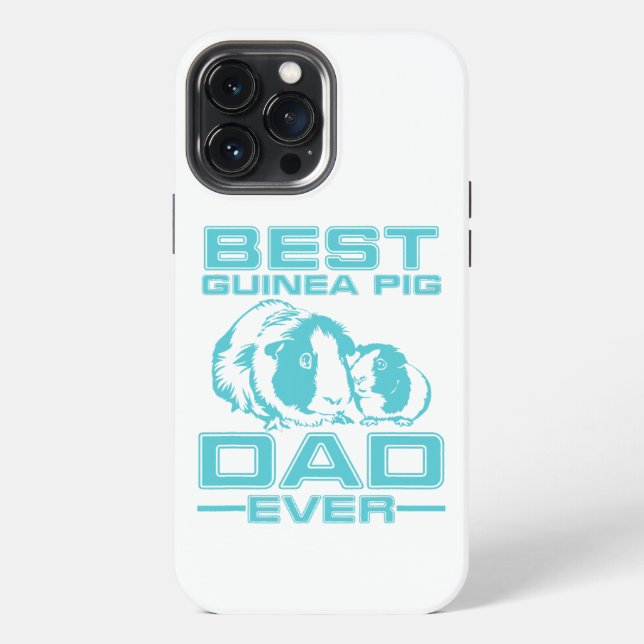 Coque iPhone Meilleur Cochon De Guinée Papa Jamais Maison Anima (Verso)
