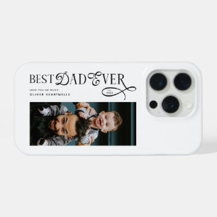 Coque iPhone 15 Pro Meilleur Papa de Tous les Temps Photo Cadeaux Mode