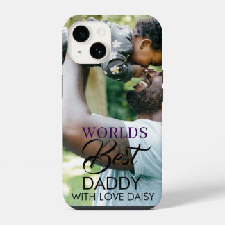 Coque Pour iPhone 14 Meilleur papa du monde | Photo Coque-Mate iPhone
