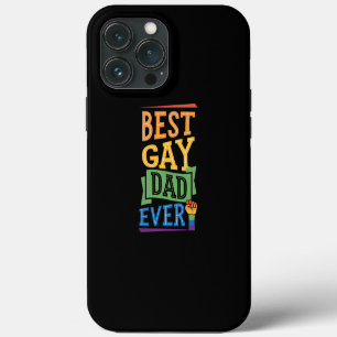 Etui iPhone 13 Pro Max Meilleur papa gay jamais Cute Drôle Fierté gay de