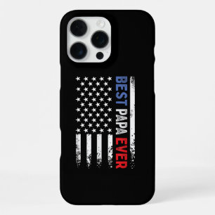 Coque iPhone 16 Pro Max Meilleur Papa pour la Fête des Pères avec le drape