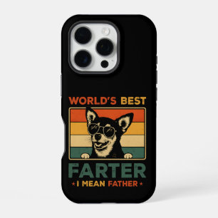 Coque iPhone 16 Pro Meilleur Pète du Monde Je Veux Dire Papa Drôle Pap