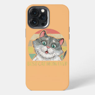 Etui iPhone 13 Pro Max Meilleure Maman de Chat de Tous les Temps Kitten M