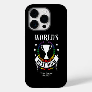 Coque Pour iPhone 14 Plus Meilleure Maman du Monde Couleurs du Drapeau Arc-e