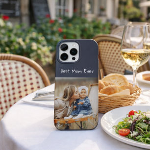 Coque iPhone 16 Pro Max Meilleure Maman Personnalisé Photo Fête des Mères