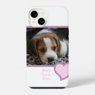 COQUE POUR iPhone 14 MEILLEURE MAMAN POUR PAPA COEUR ROSE TEXTE PHOTO C