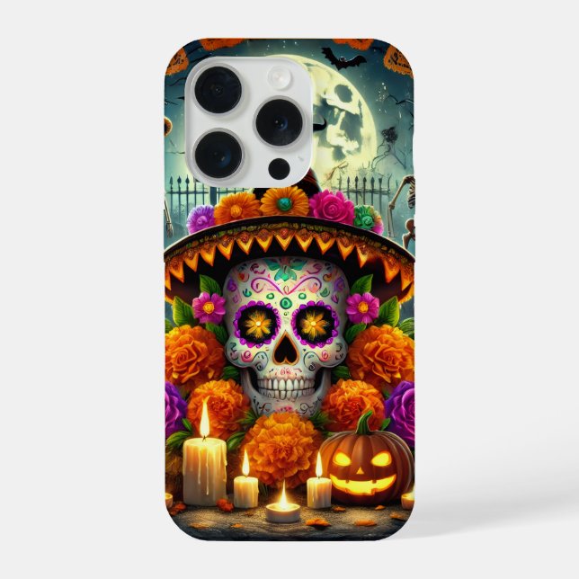 Coque iPhone Meilleurs études iPhone 15 Pro pour soirée Hallowe (Verso)