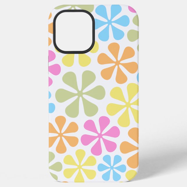 Coque iPhone Mélange de couleurs Abstraites (Verso)