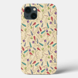 Etui iPhone 13 Mélange de feuilles d'automne colorées