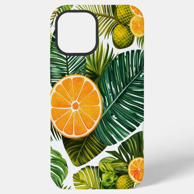 Coque iPhone Mélodie d'oranges (Verso)