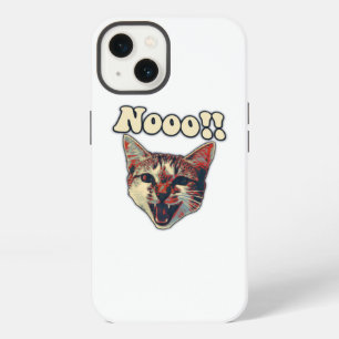 Etui iPhone 13 Mème de chat amusant pour les personnes de chat et