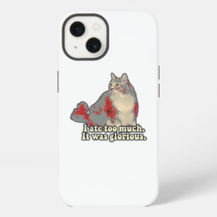 Etui iPhone 13 Mème de chat drôle pour les amoureux et les propri