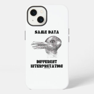 Etui iPhone 13 Même donnée, interprétation différente Canard Lapi