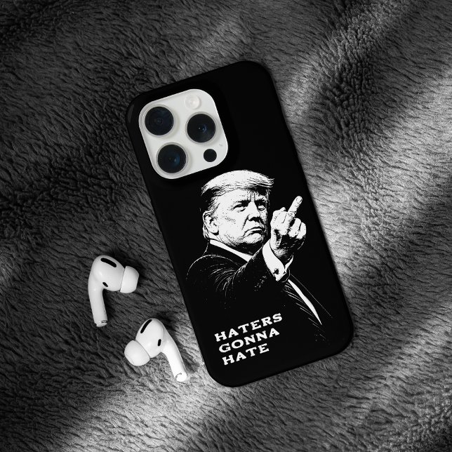 Coque iPhone Meme drôle du doigt d'honneur de Trump 2026 (Créateur téléchargé)