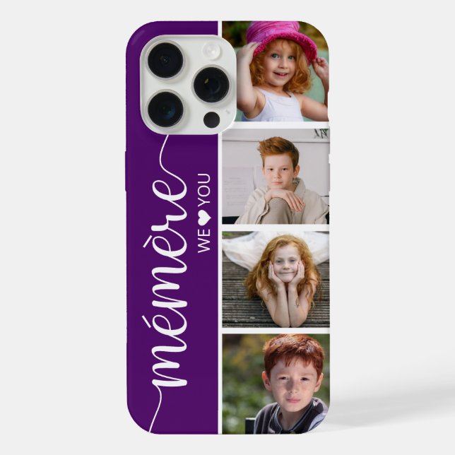 Coque iPhone Mémère 4 Photo (Verso)
