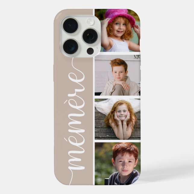 Coque iPhone Mémère 4 Photo (Verso)