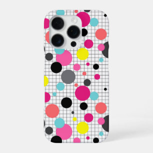 Coque iPhone 16 Pro Memphis pois