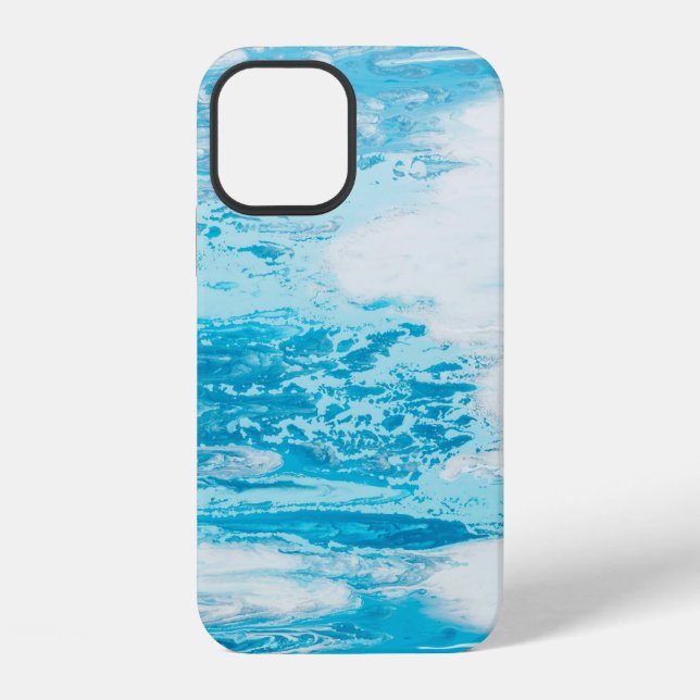 Coque iPhone Mer bleue (Verso)