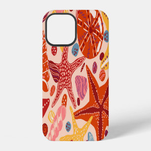 Coque iPhone 12 Mer d'été scandinave : Starfish Motif