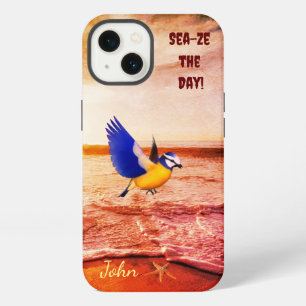 Etui iPhone 13 Mer d'oiseaux de rivage océanique