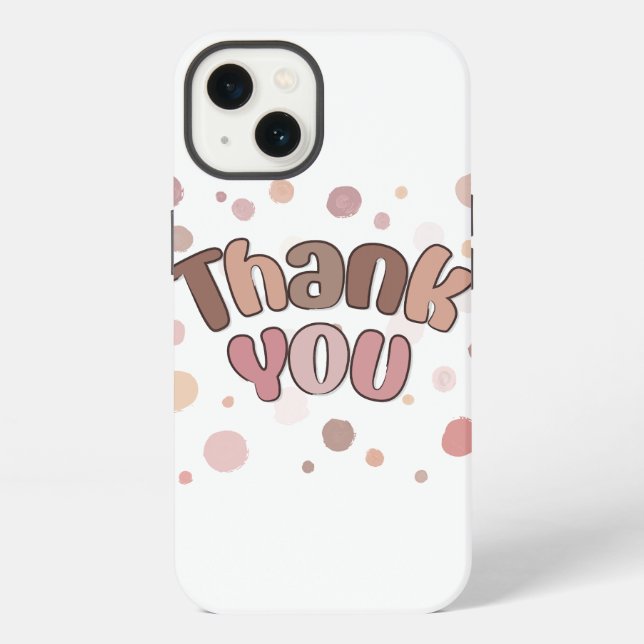 Coque iPhone Merci  (Verso)