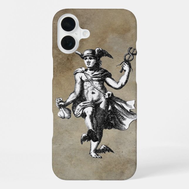 Coque iPhone Mercure Hermès Sombre (Verso)