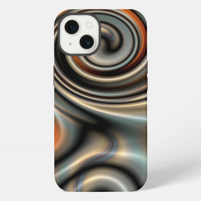 Coque iPhone Mercure Liquide et Rouille 2 (Verso)
