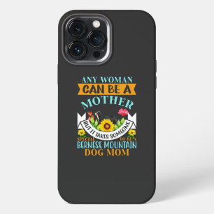 Etui iPhone 13 Pro Max mère de chien bernois, maman de chien bernois, mam
