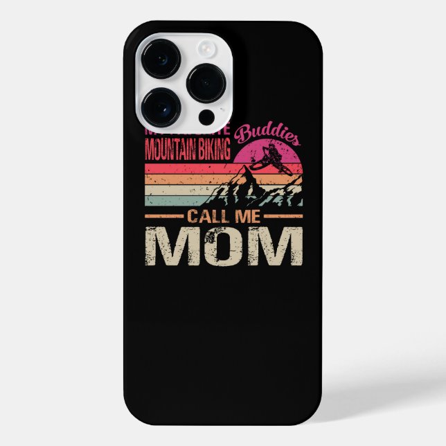 Coque iPhone Mes amis préférés VTT Appelez-Moi Maman Vi (Verso)