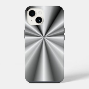 Coque Pour iPhone 14 Métal Brossé Tuck et Roulé