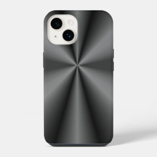 Coque Pour iPhone 14 Métal Brossé Tuck et Roulé