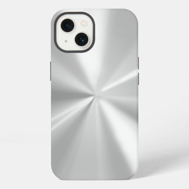 Coque iPhone Métal: Chrome (Verso)
