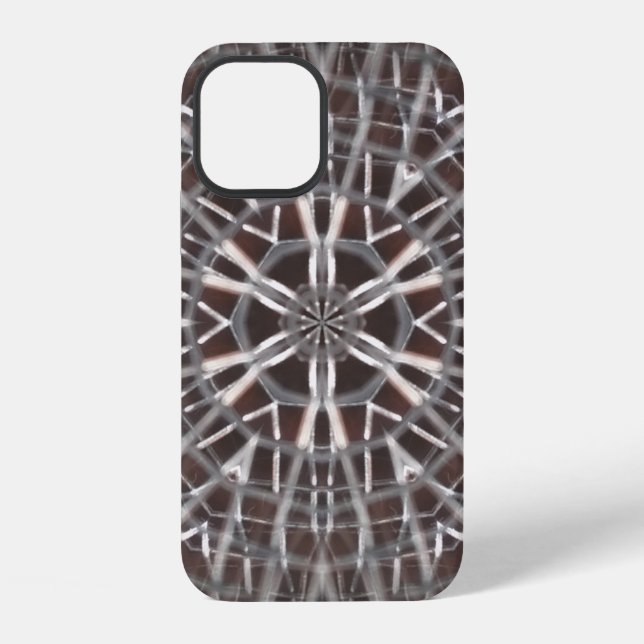Coque iPhone Métal Maillé Argent (Verso)