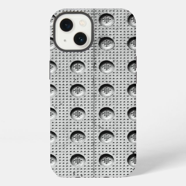 Coque iPhone Metal Road Plate (Verso)