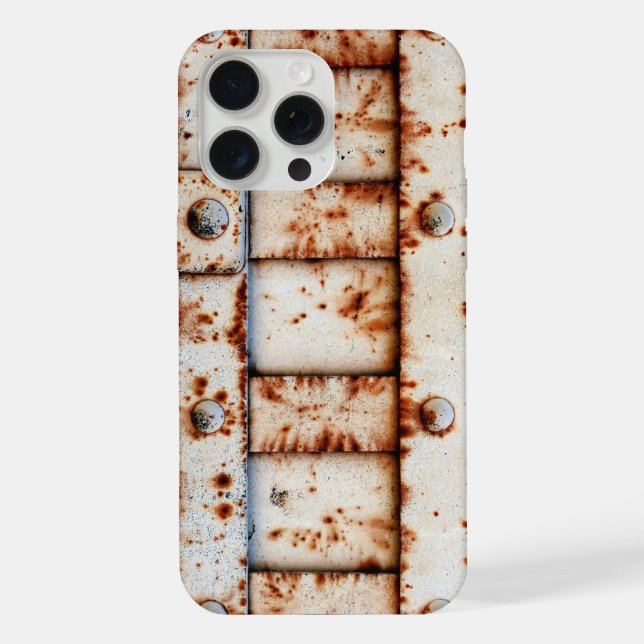 Coque iPhone Métal rouillé (Verso)