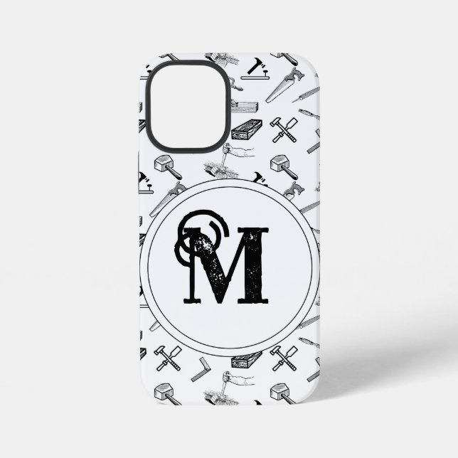 Coque iPhone Métier de charpentier  (Verso)