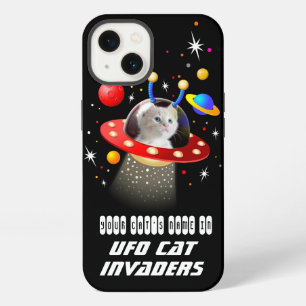 Etui iPhone 13 Mettez votre chat dans un film de science-fiction