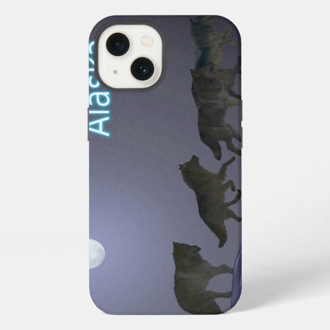 Coque iPhone Meute de loups (Verso)