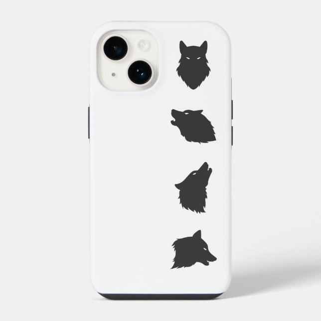 Coque iPhone Meute de Loups (Verso)