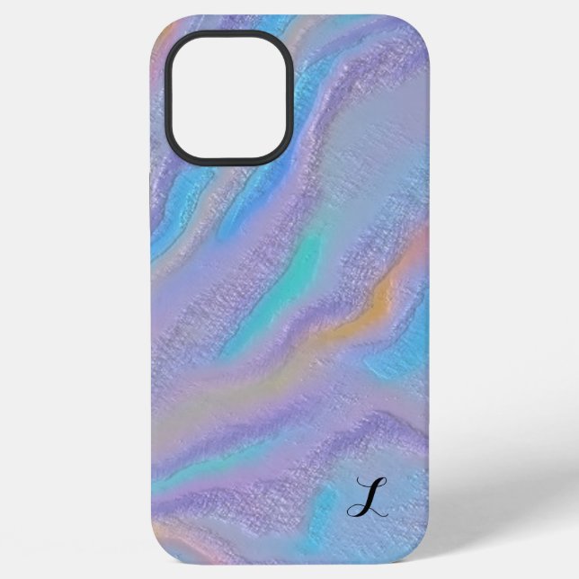 Coque iPhone Mezmerizing Iridescence Stone (Verso)